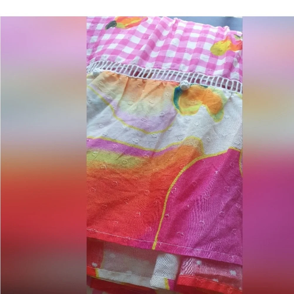 NWT FARM RIO MIXED PICNIC CASHEW MAXI DRESS IN MIX PRINT - Picture 6 of 6